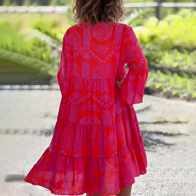 Saskia | Luftiges Lotusblattkleid