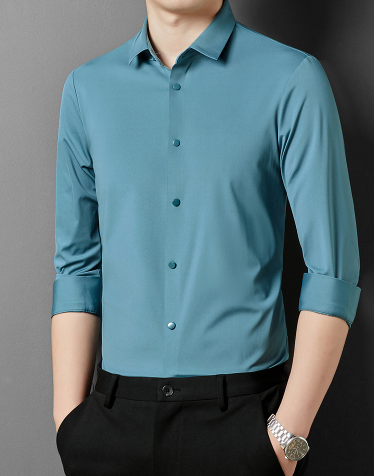 Taro | Knitterfreies Hemd mit Stretch-Passform