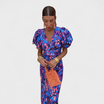 Arielle - Colorful Midi Dress