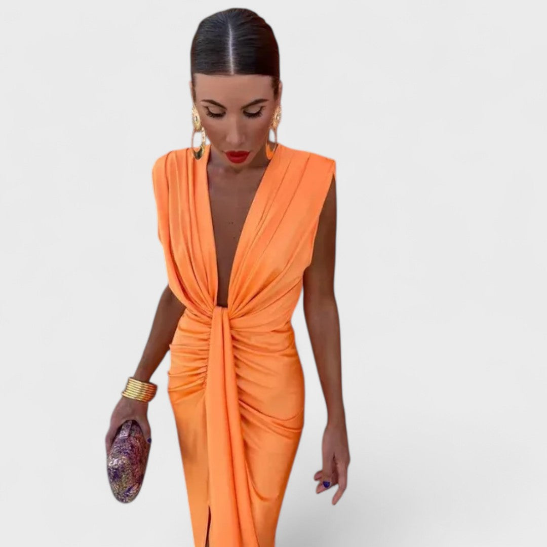 Moriah - Elegantes Plisseekleid