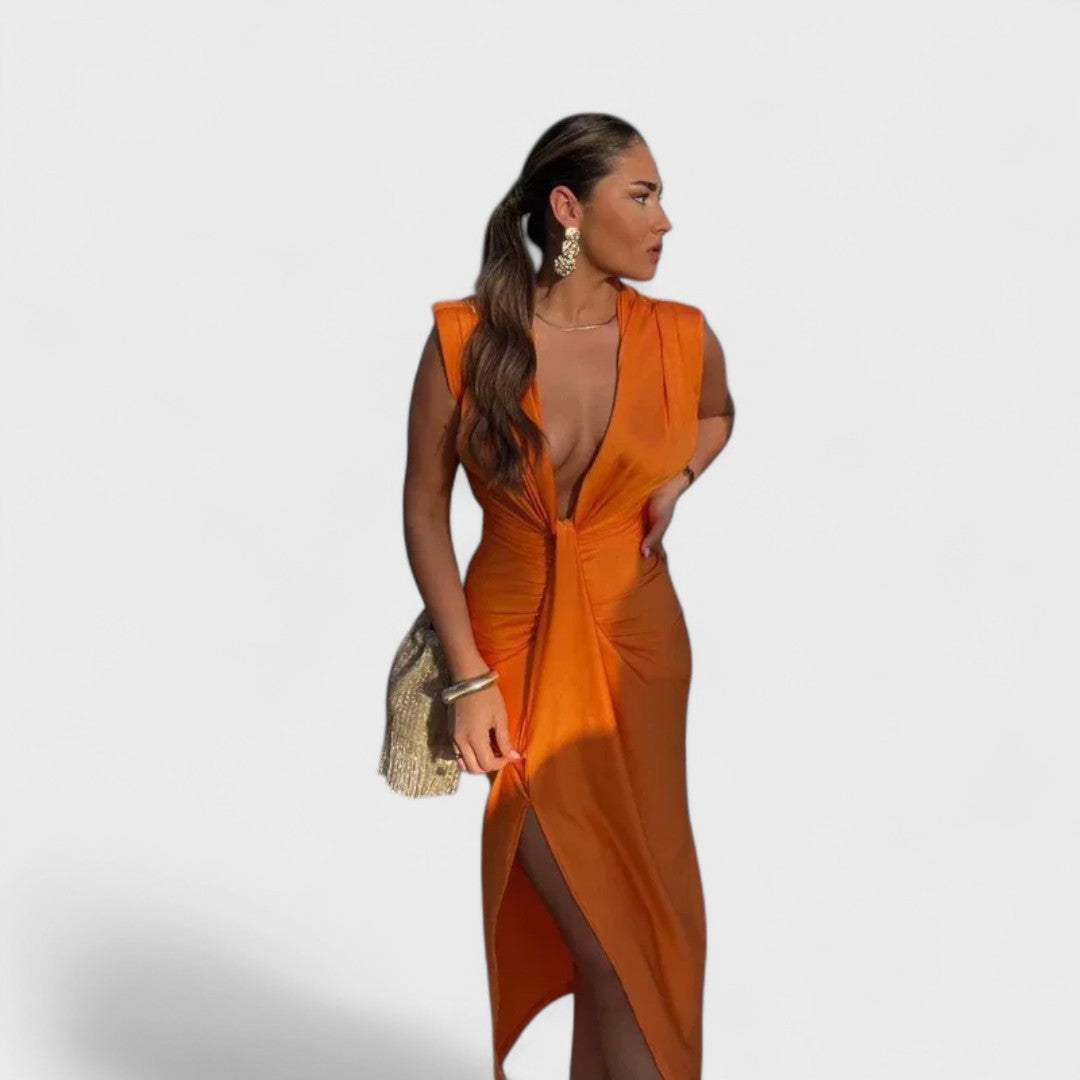 Moriah - Elegantes Plisseekleid