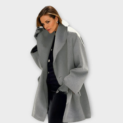Sofia | Eleganter Wollmantel für Herbst  Winter