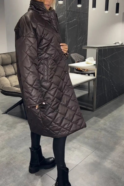 Mariette | Quilted Longline Puffer Coat