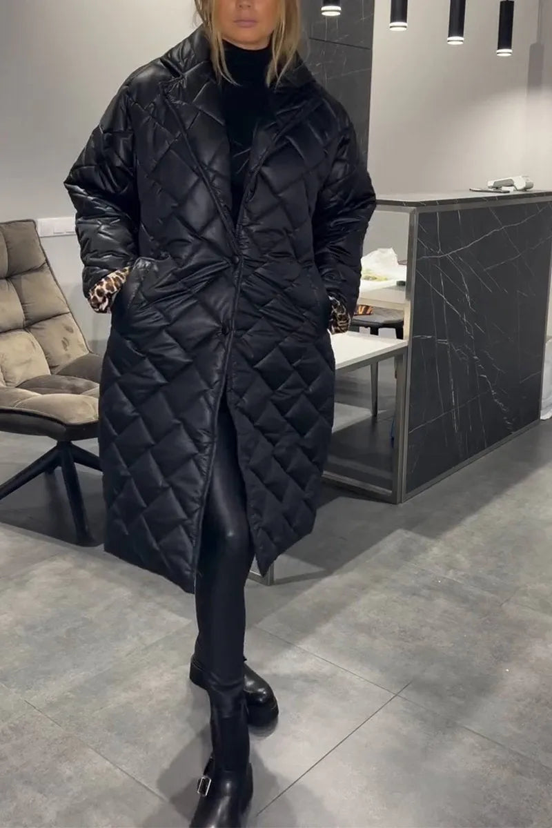 Mariette | Quilted Longline Puffer Coat