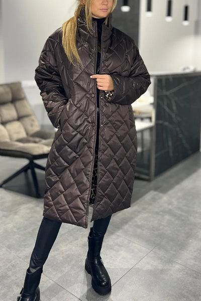 Mariette | Quilted Longline Puffer Coat