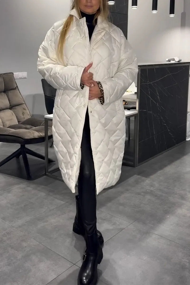Mariette | Quilted Longline Puffer Coat