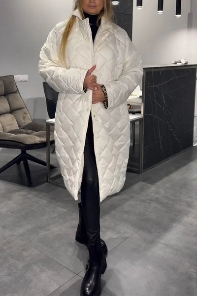 Mariette | Quilted Longline Puffer Coat