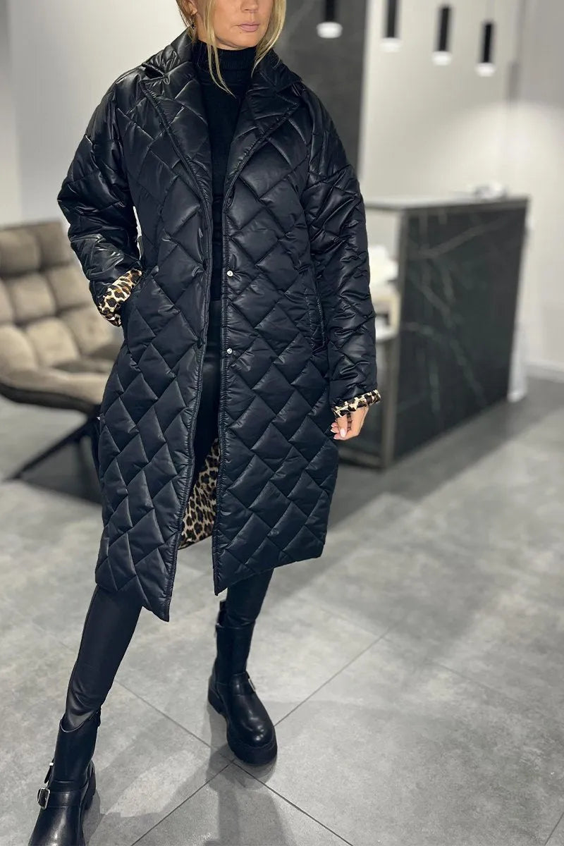 Mariette | Quilted Longline Puffer Coat