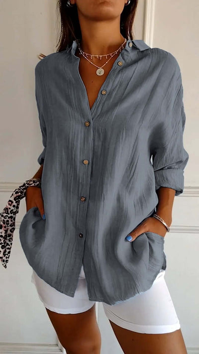 Fenrika | Bluse mit Plissierung und Charme