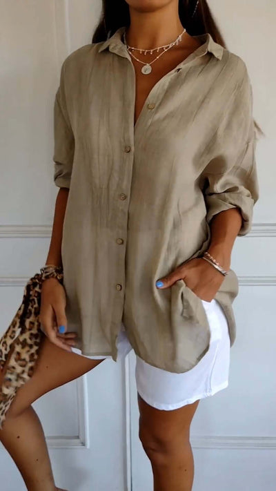 Fenrika | Bluse mit Plissierung und Charme