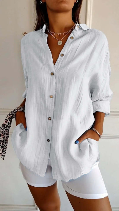 Fenrika | Bluse mit Plissierung und Charme