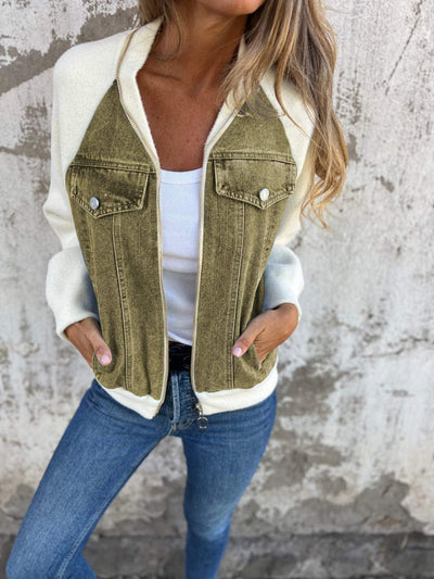 Felicia | Einzigartige Jeansjacke mit Vintage-Touch