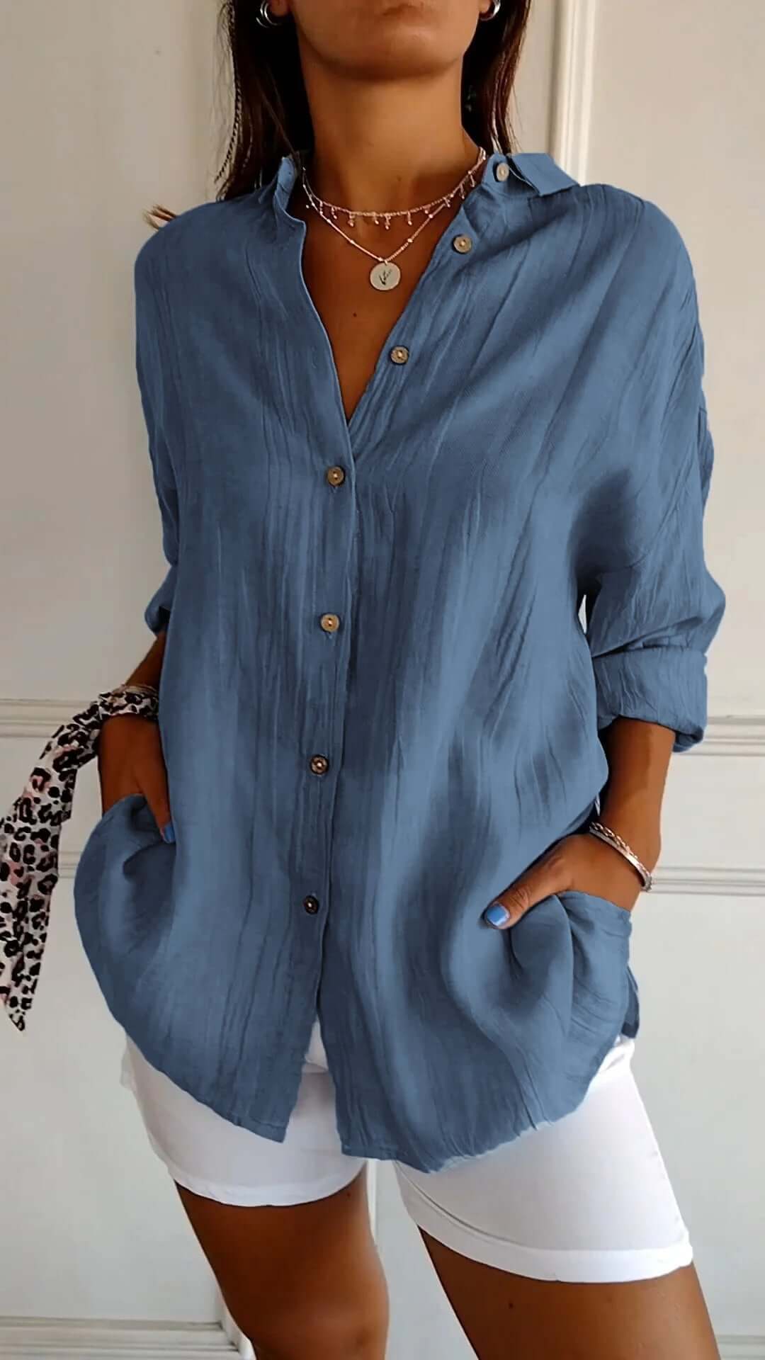 Fenrika | Bluse mit Plissierung und Charme