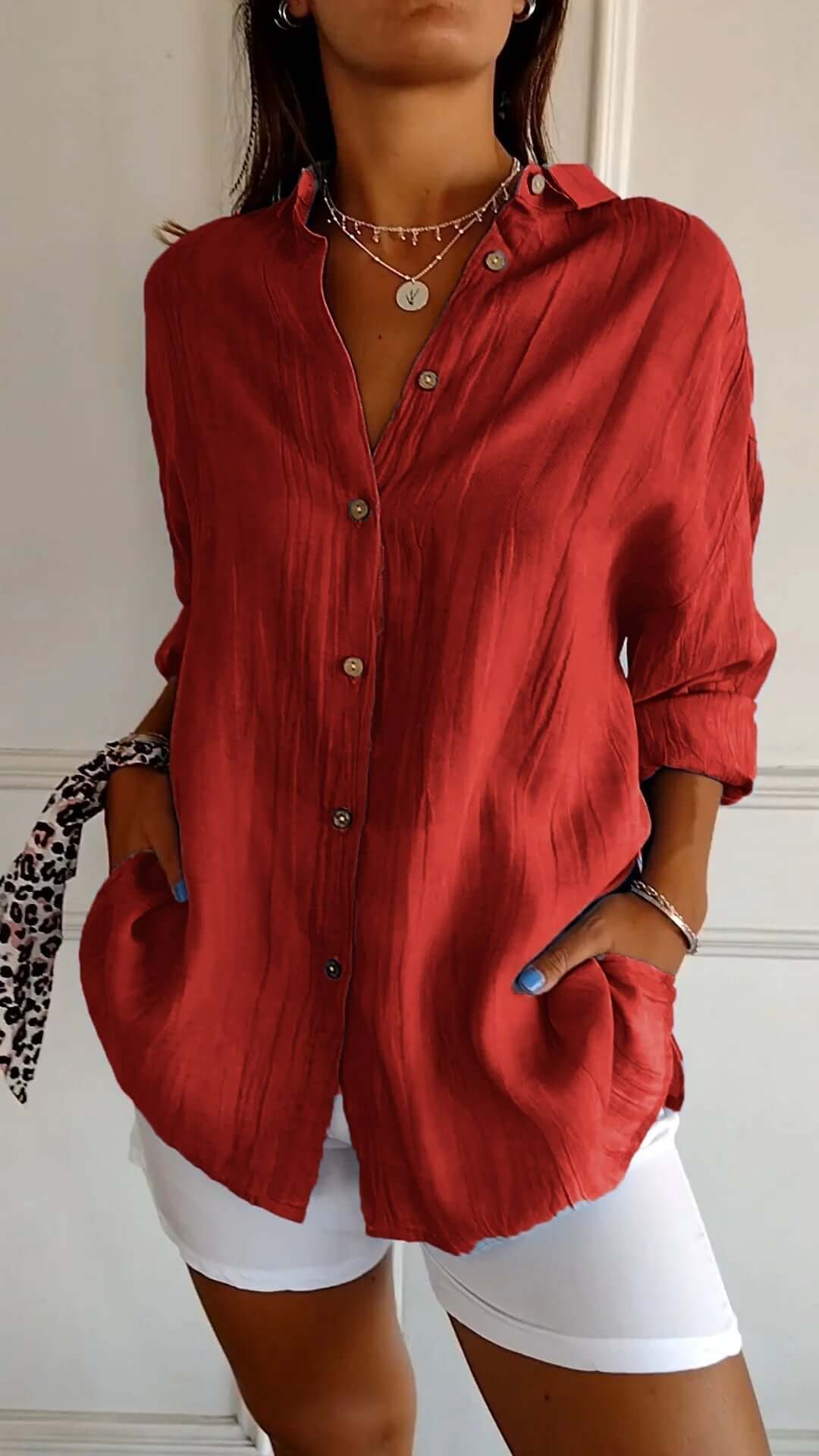 Fenrika | Bluse mit Plissierung und Charme
