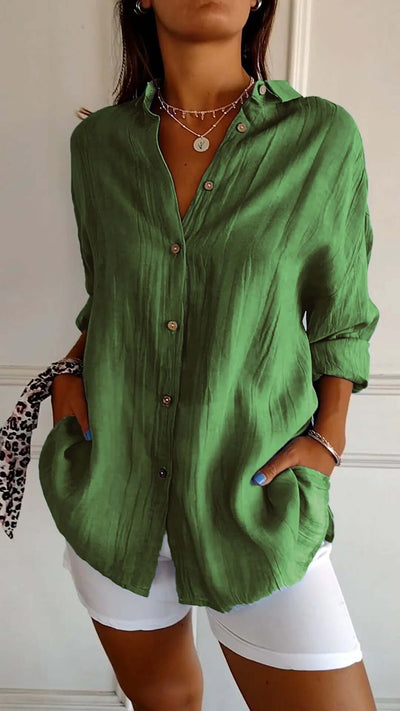 Fenrika | Bluse mit Plissierung und Charme