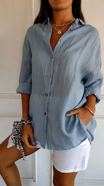 Fenrika | Bluse mit Plissierung und Charme