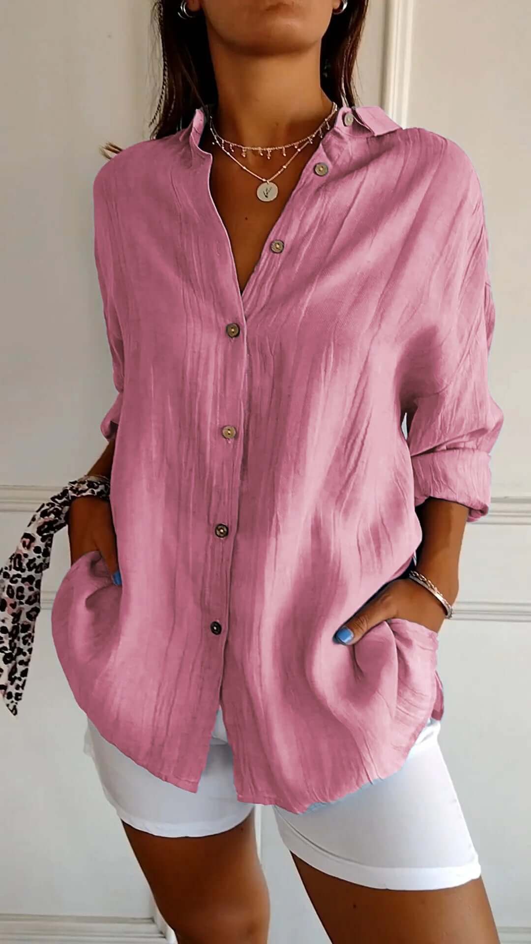 Fenrika | Bluse mit Plissierung und Charme