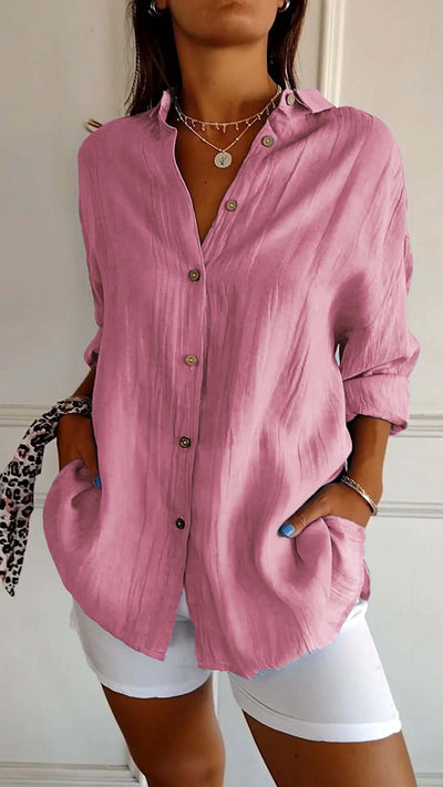 Fenrika | Bluse mit Plissierung und Charme