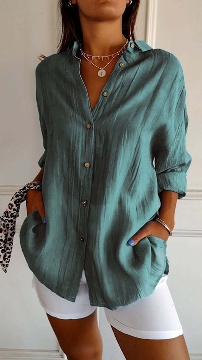 Fenrika | Bluse mit Plissierung und Charme