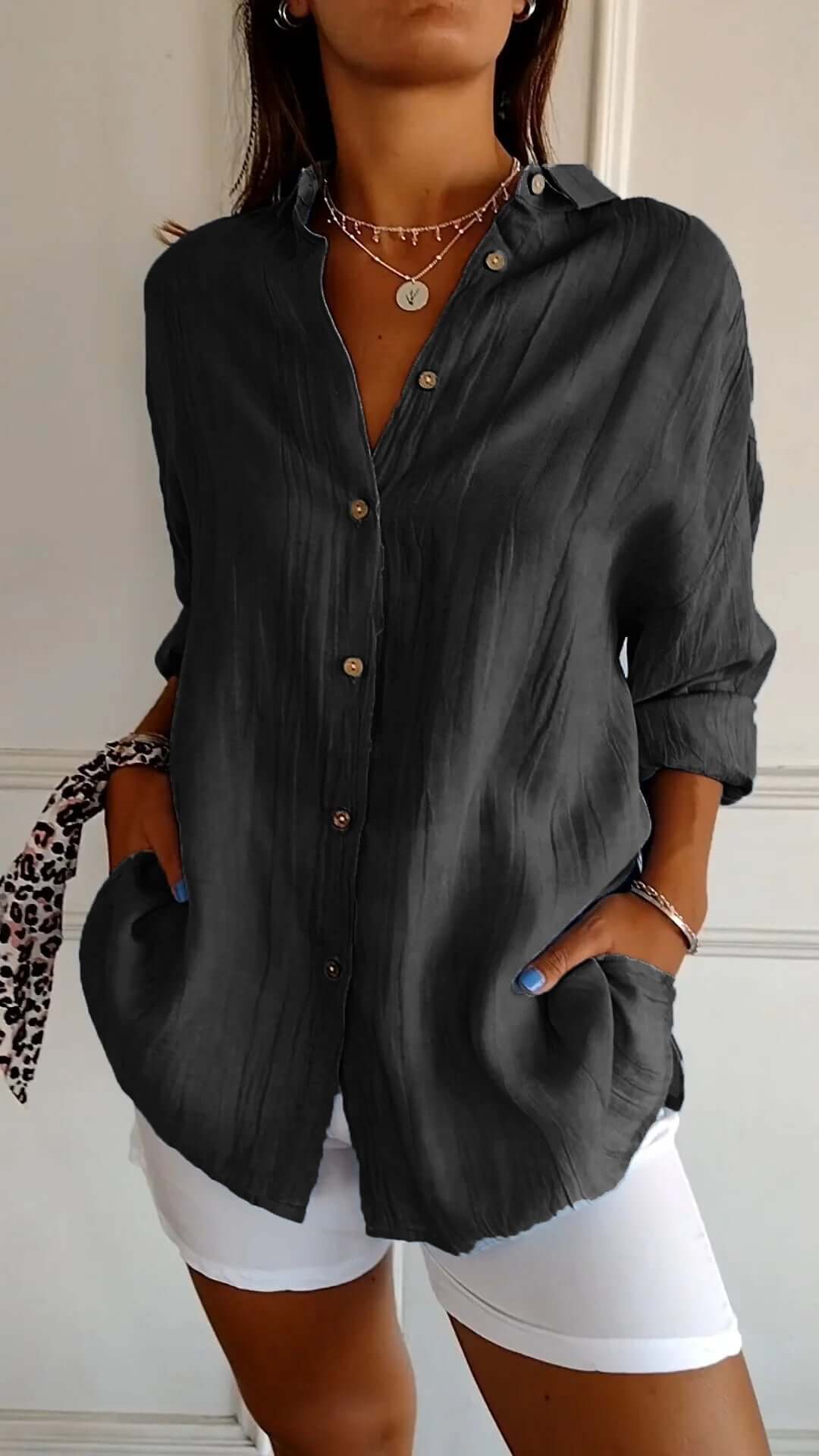 Fenrika | Bluse mit Plissierung und Charme