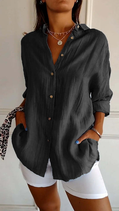 Fenrika | Bluse mit Plissierung und Charme