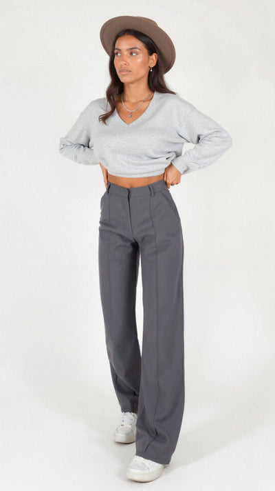 Madison | Fließende Hose mit weitem Bein