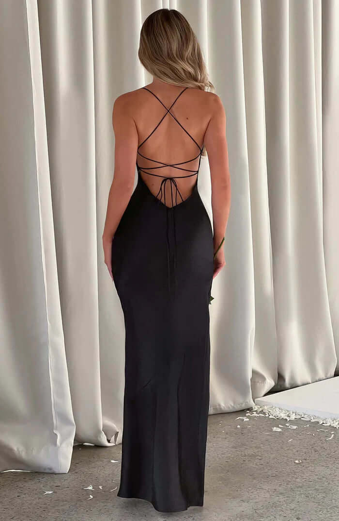 Lorena | Elegantes rückenfreies Kleid