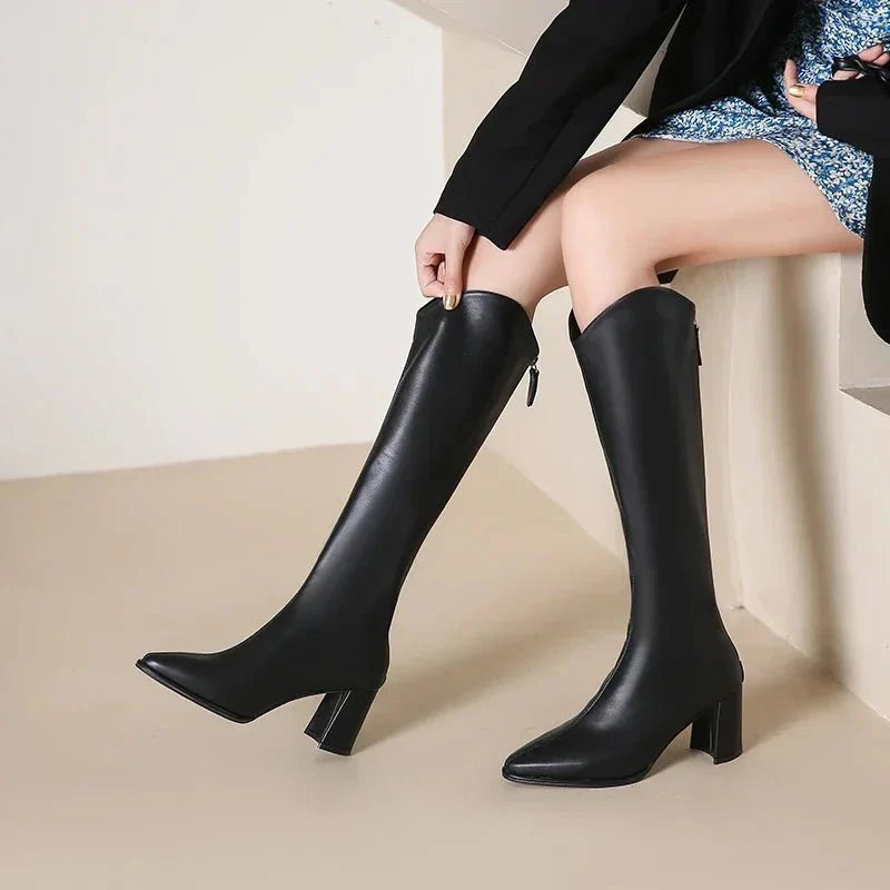 Bexley | Elegante kniehohe Stiefel