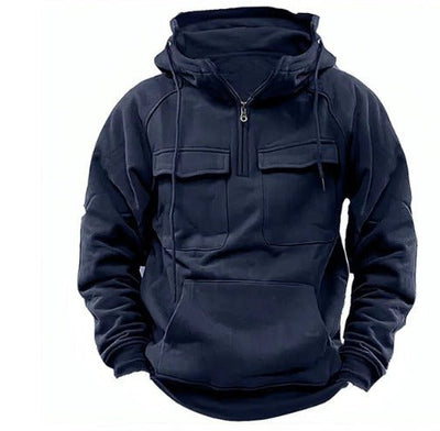 Varnox | Kapuzenpullover mit halbem Reißverschluss