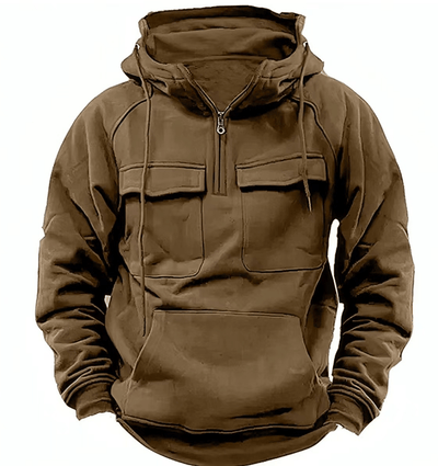 Varnox | Kapuzenpullover mit halbem Reißverschluss