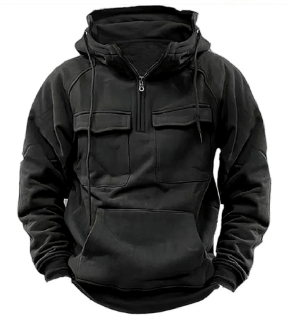Varnox | Kapuzenpullover mit halbem Reißverschluss