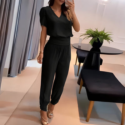 Harberta | Elegantes Blusen- und Hosenset