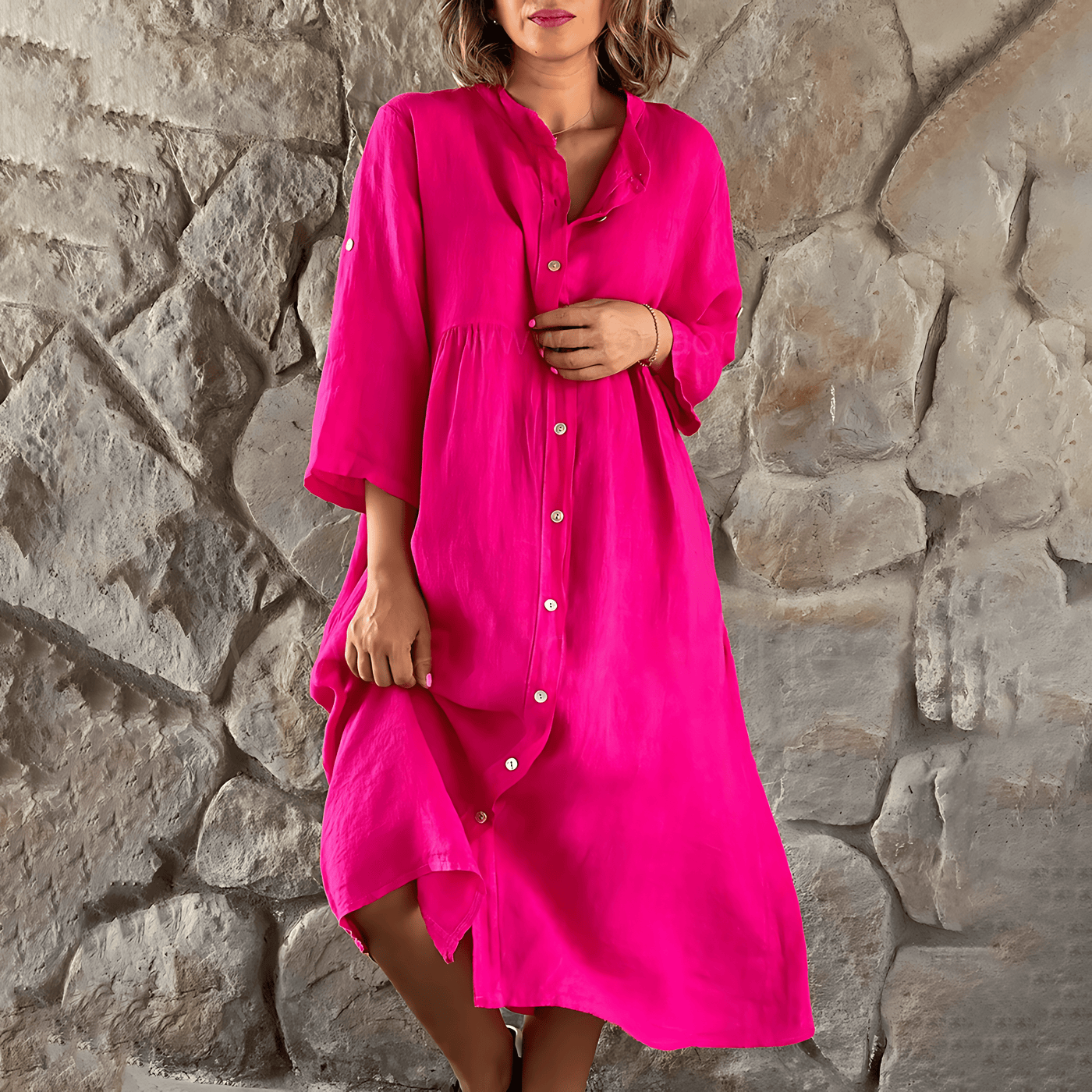 Alice | Luftiges Sommerkleid mit Knopfleiste