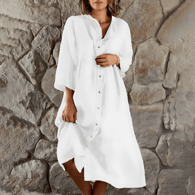 Alice | Luftiges Sommerkleid mit Knopfleiste
