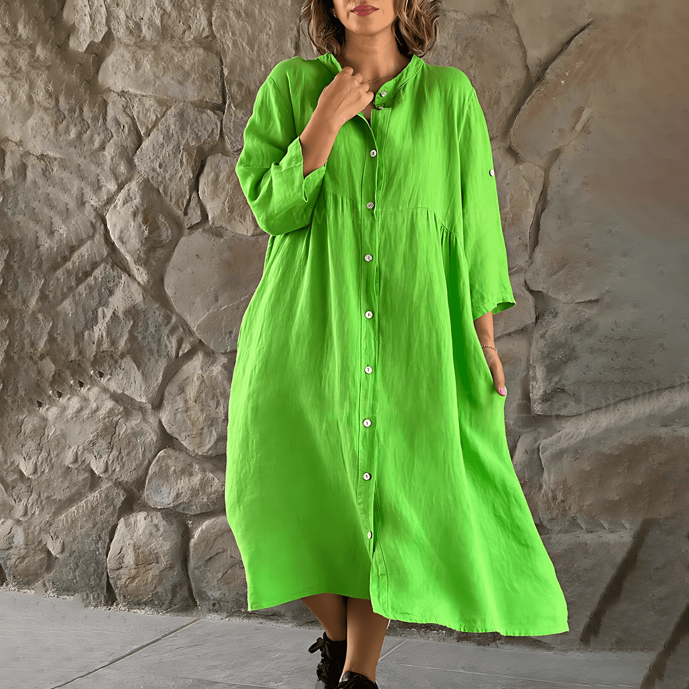 Alice | Luftiges Sommerkleid mit Knopfleiste