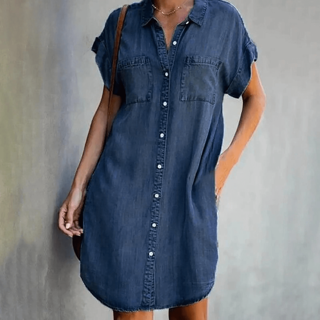 Lyrisa | Jeanshemdkleid
