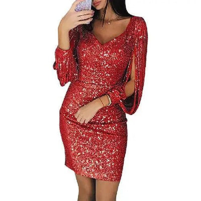 Lea | Glitzerndes Minikleid