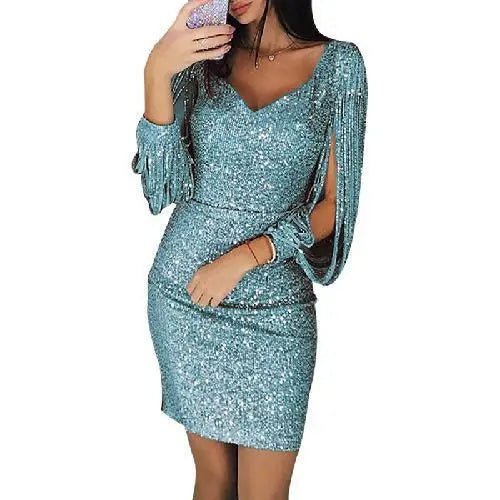 Lea | Glitzerndes Minikleid