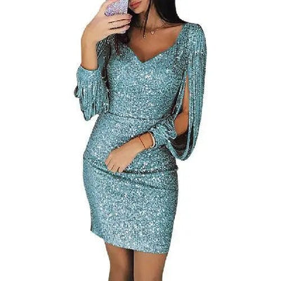 Lea | Glitzerndes Minikleid