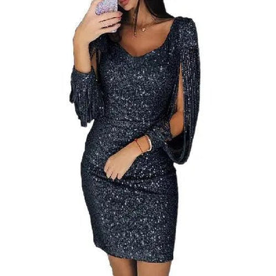 Lea | Glitzerndes Minikleid