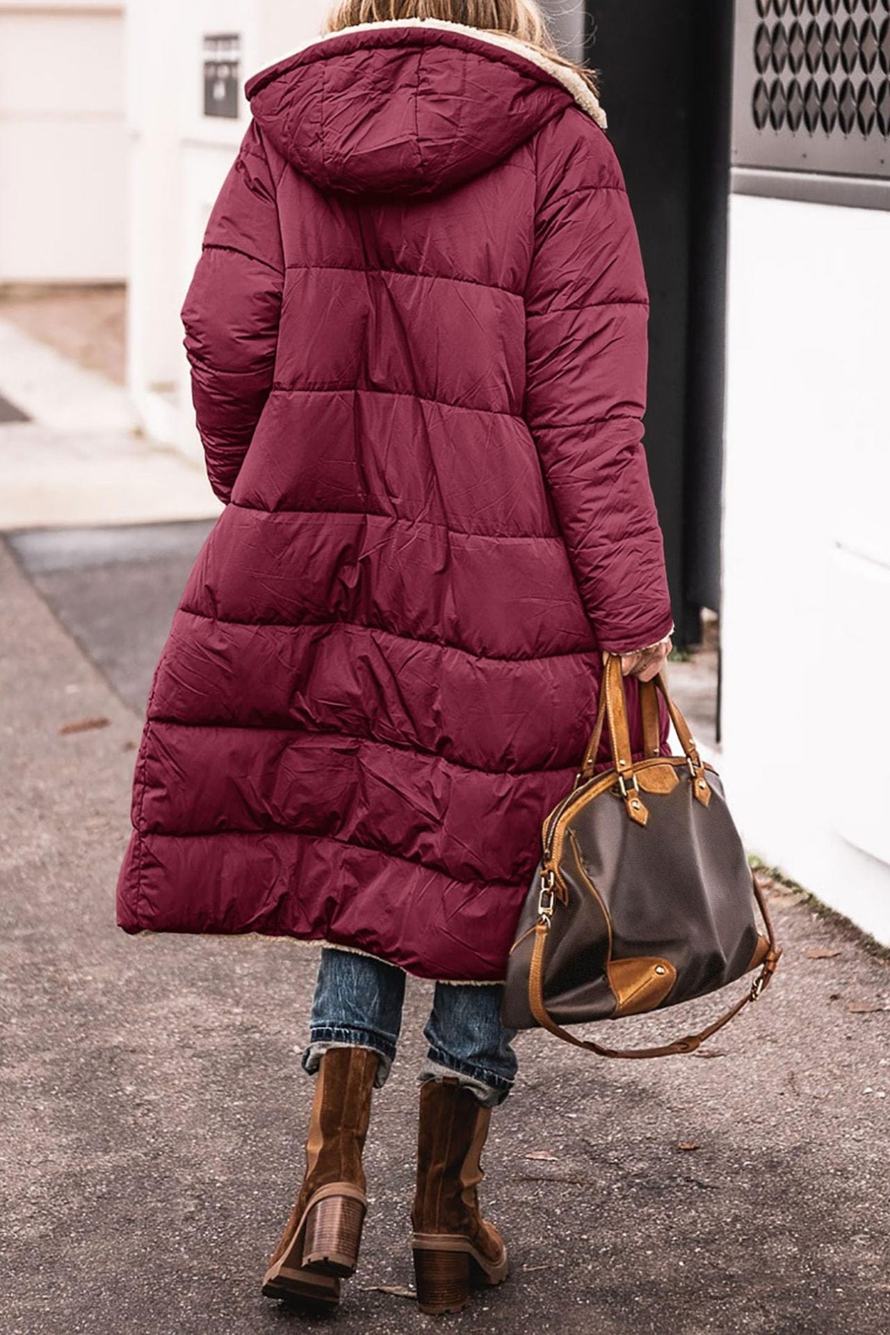 Elisandra | Moderner langer Wintermantel