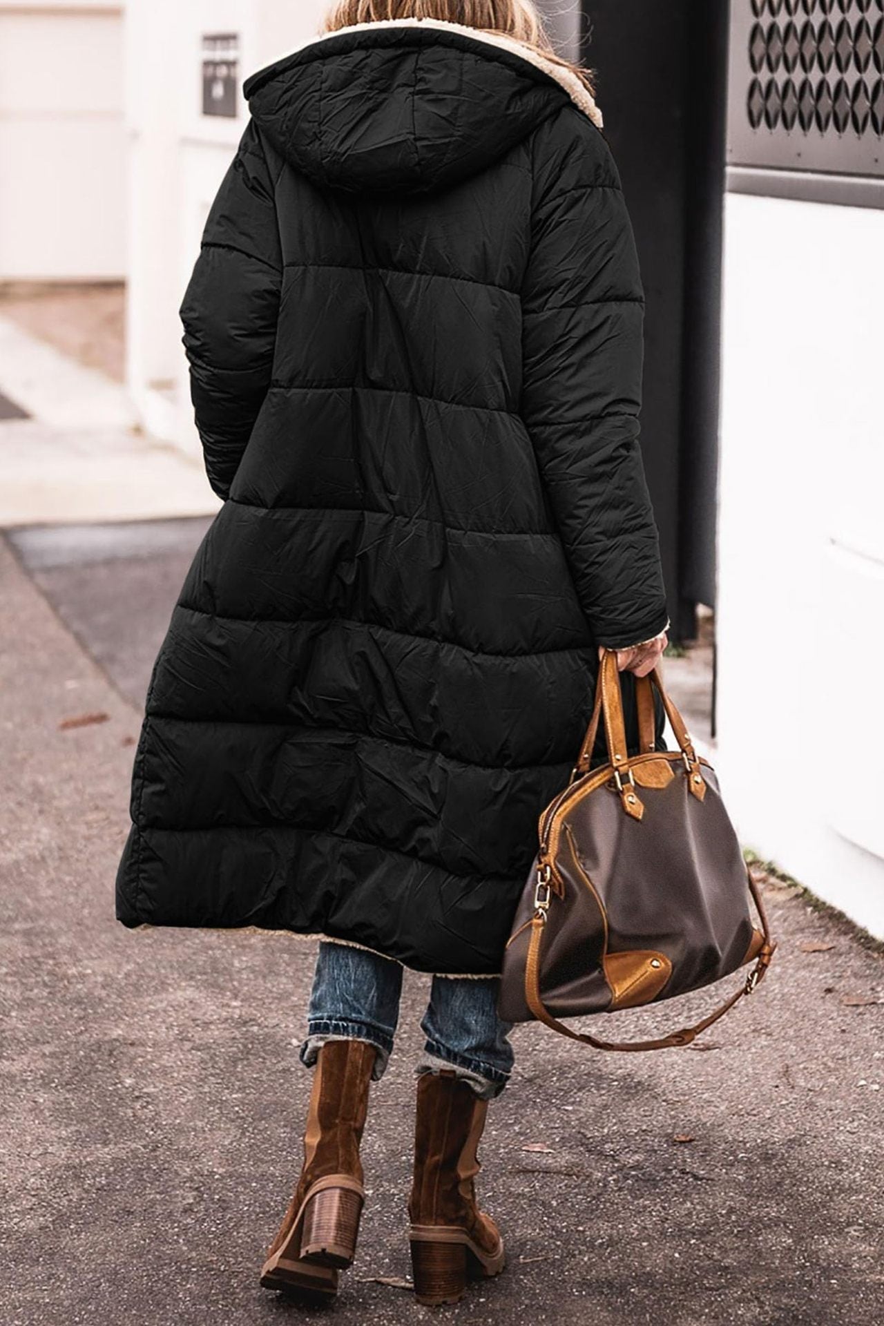 Elisandra | Moderner langer Wintermantel