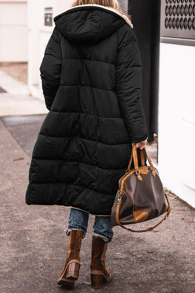 Elisandra | Moderner langer Wintermantel