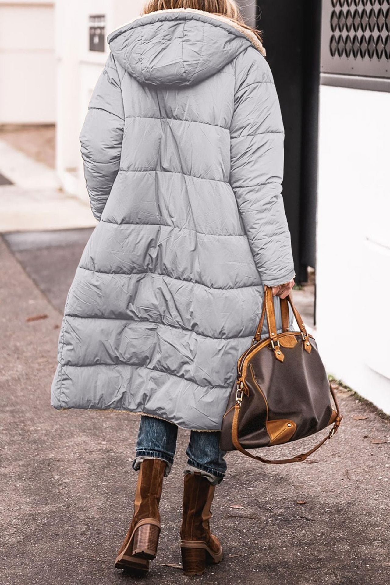 Elisandra | Moderner langer Wintermantel