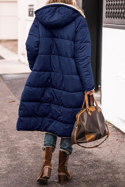 Elisandra | Moderner langer Wintermantel