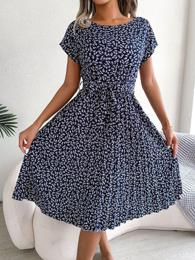 Annalise | Elegantes Plissee-Midikleid