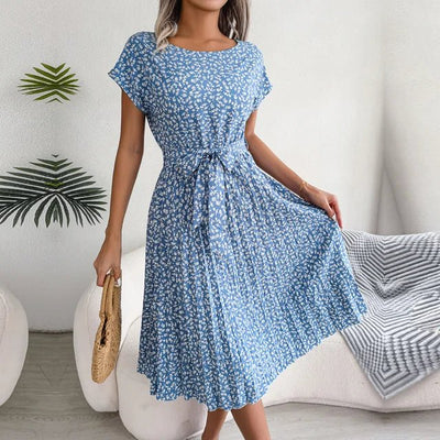 Annalise | Elegantes Plissee-Midikleid