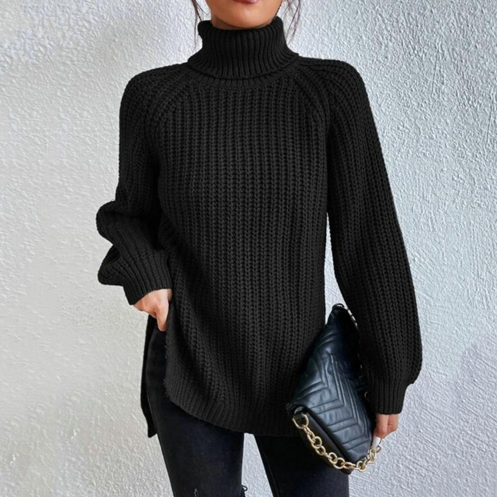 Annette | Klassischer Rollkragen-Strickpullover