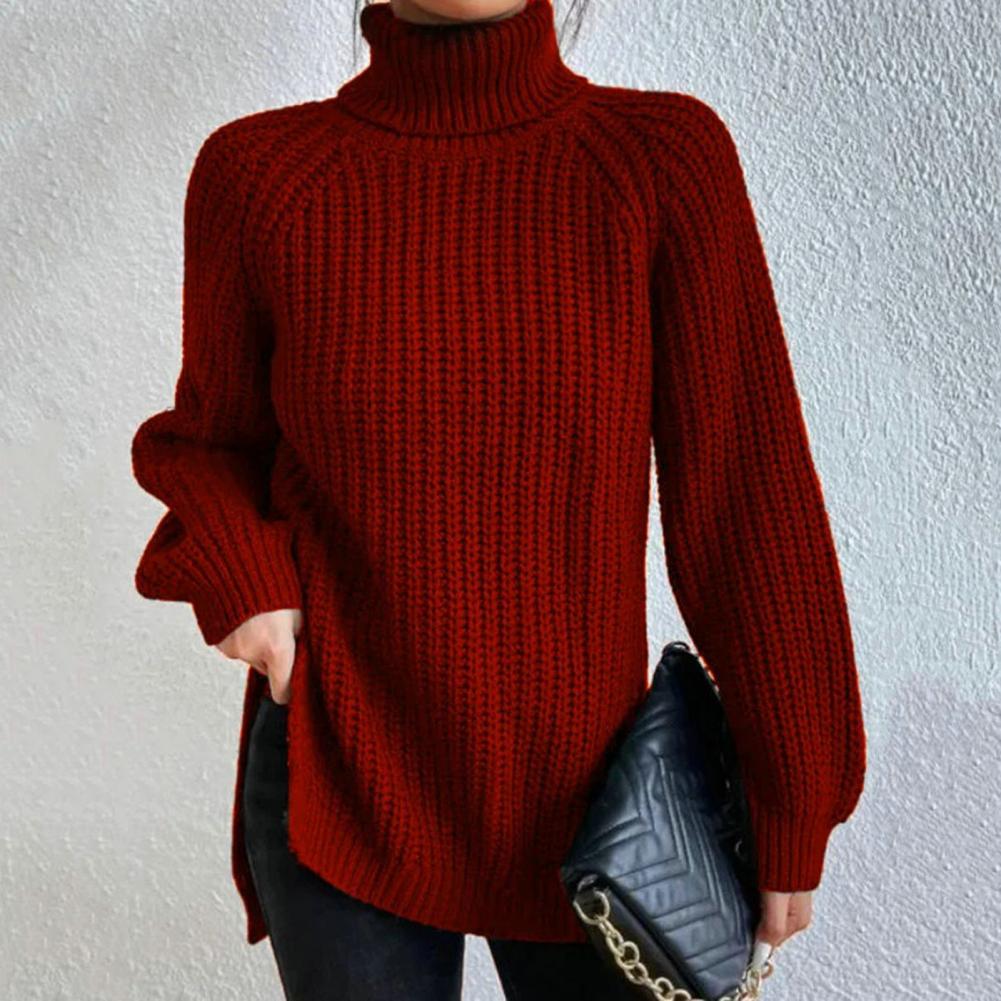 Annette | Klassischer Rollkragen-Strickpullover