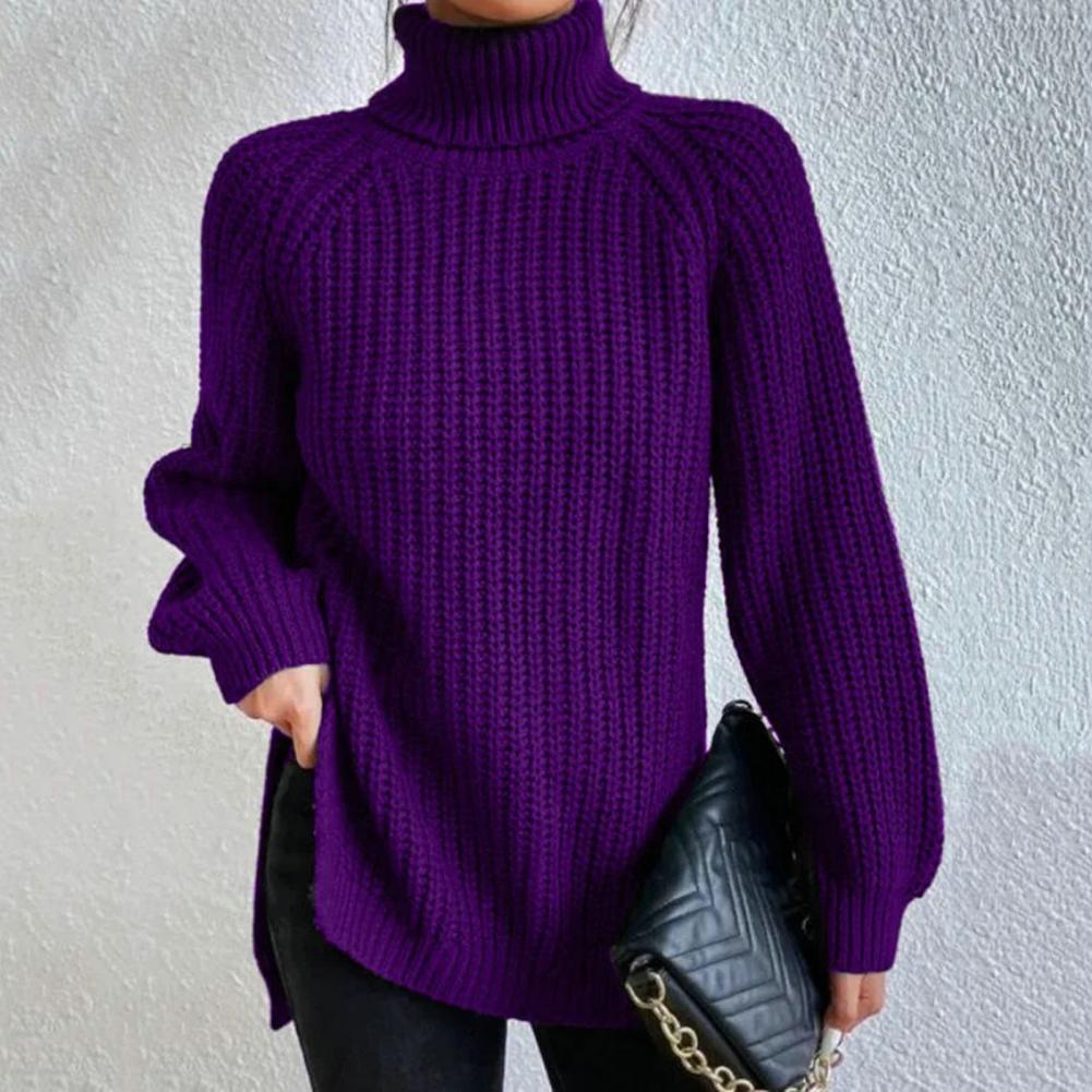 Annette | Klassischer Rollkragen-Strickpullover